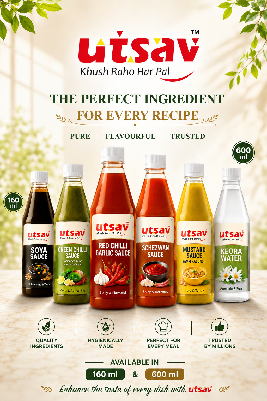 Utsav HORECA Condiments Range