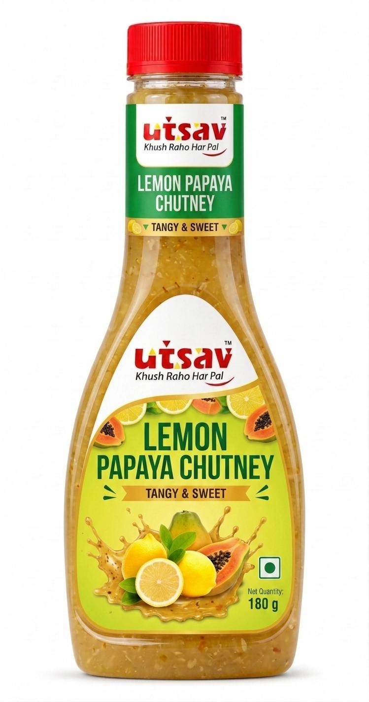 Utsav Lemon Papaya Chutney