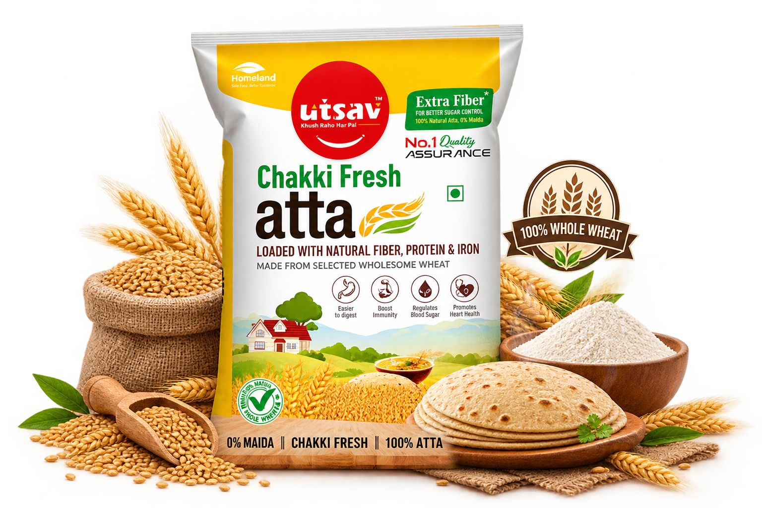 Utsav Chakki Fresh Atta